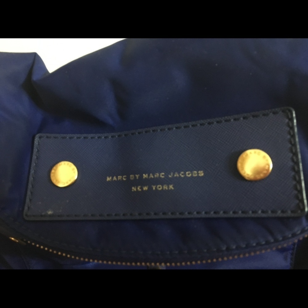 Marc by Marc Jacobs Blue Crossbody Bag with Gold Hardware - Picture 4 of 4